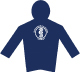 Kapuzensweatshirt mit Logo dunkelblau