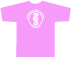 T-Shirt mit Logo rosa