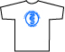 T-Shirt mit Logo weiss